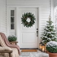 thumbnail image 6 of Northlight Ball Ornaments Artificial Christmas Wreath - 28" -Rose Gold - Unlit, 6 of 9
