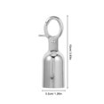 thumbnail image 2 of BRIGHTFUFU Tapones de extremo de cuerda de 2 uds, accesorios de cuerda de cubierta de gancho a presión, topes de extremo de cuerda de acero inoxidable, 2 of 7