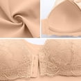 thumbnail image 6 of Yievot 3 Pack Front Closure Bras for Older Women Wireless Everyday Bras for Seniors Full Coverage Comfortable Wirefree Bras Push Up Bras with Back Support, 6 of 7