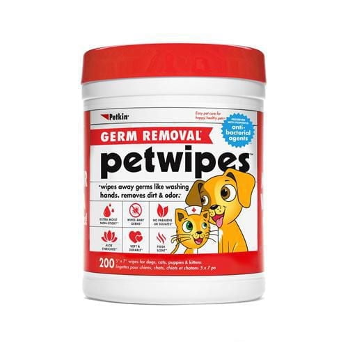 6)Lingettes pour animaux éliminant les germes à prix réduit