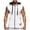 White, variant on Oplxuo Zip Up Hoodies for Men Color Block Drawstring Casual Sleeveless Workout Gym Sports Jackets with Pockets