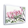thumbnail image 3 of Designart 'Pink Blossoming Floral Tree' Traditional Framed Canvas Wall Art Print, 3 of 5
