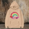 thumbnail image 6 of SGFCWSX Girls Oversized Heart Print Hoodie, Kids Soft Pullover Fahion with Pocket Sweatshirt for Daily Casual Wear Khaki Size 9-10 Years, 6 of 6