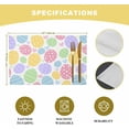 thumbnail image 3 of Easter Eggs Placemats Set of 4 Cute Colorful Spring Love Country Place Mats Indoor Wipeable Table Mats Washable Cloth Dining Table Placemats for Kitchen Holiday Party Home Decor 12x18 Inch, 3 of 7