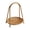 A, variant on Flower Shaped Wooden Serving Tray 5.5 Inch, Solid Wood Snack Fruit Plate with Petal Design, Decorative Storage Dish for Living Room Coffee Table