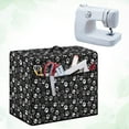 thumbnail image 3 of ZIATUBLE Dog Paw Sewing Machine Protective Cover Cute Pattern Sewing Machine Protect Cover Soft Sewing Machine Protector Cover with Storage Pocket and Carrying Handle Living Room, 3 of 7