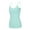 Aqua, variant on Natural Uniforms Women's Camisole Cotton Stretch Slim-Fit Cami Soft and Breathable Undershirt with Adjustable Strap Tank Top Multi Pack of 2 (Aqua) X-Small