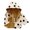 00#Khaki1263, variant on Byoo Toddler Girl Reversible Polka Dot Printed Hooded Jacket Long Sleeve Zip Up Casual Fall Coat Outerwear