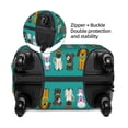 thumbnail image 4 of Disketp Cartoon Dogs Elastic Travel Luggage Cover Travel Suitcase Protective Cover For Trunk Case Apply To 18''-32'' Suitcase Cover (Luggage not included)-Large, 4 of 9