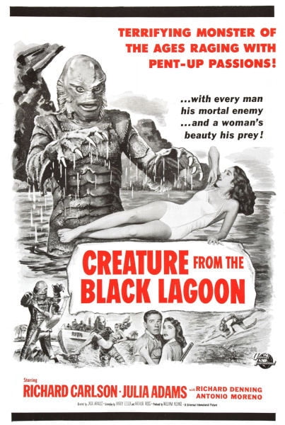 Creature from the Black Lagoon Poster print