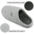 thumbnail image 3 of Ecetana Slippers for Men Memory Foam Cotton Slippers Comfort Warm Slip On House Shoes, 3 of 6