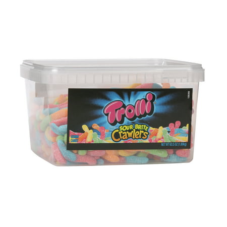 Trolli Sour Brite Crawlers Gummy Candy, 63.5 Oz