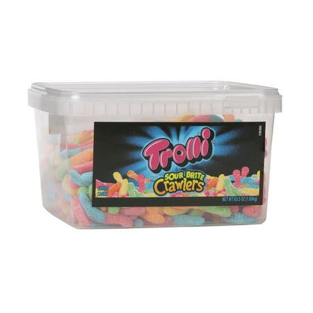 - Trolli Sour Brite Crawlers Gummy Candy, 63.5 Oz
