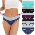 thumbnail image 4 of KaLI_store High Waisted Underwear For Women Comfortable Cotton Underwear for Women, High Waisted Boy Shorts Panties,Womens Boxer Briefs, 4 of 5