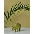 thumbnail image 3 of Sowpeace Golden Brass Ox Dipped in Shimmer 4 inch Figurine Pack of 1, 3 of 7