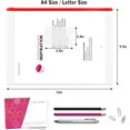 thumbnail image 2 of 35pcs Poly Zip Envelope, Zip Envelopes Files for Office School Supplies, A4 Size/Letter Size, 10 Colors, 2 of 7