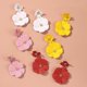 thumbnail image 3 of 1 Pair of Lovely Ear Stud Decorative Flower Shaped Earrings Fashionable Jewelry, 3 of 3