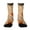 353#Beige, variant on Unisex Halloween Print Mid Calf Socks Breathable Elastic Ribbed Cuff 1 Pair Daily Socks