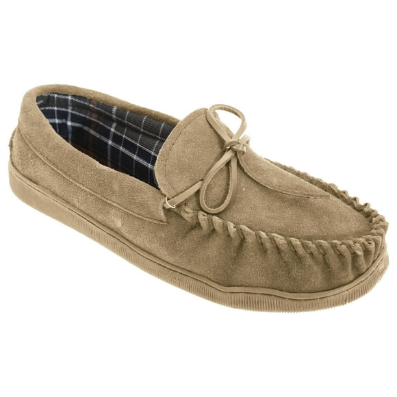 Sleepers Mens Adie Real Suede Moccasin Slippers