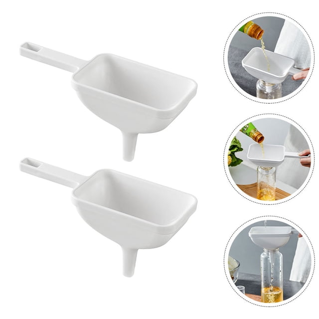 Minkissy 2 Pcs Entonnoirs de Cuisson pour Remplir des Bouteilles en Plastique Réutilisables Maison