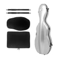 thumbnail image 3 of Estuche para violín de tamaño completo 4/4, correas ajustables, mochila ligera portátil, bolsa de transporte para principiantes, ensayo, viajes al argén, 3 of 8