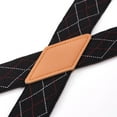 thumbnail image 3 of Buyless Fashion 2 pack Suspenders for Men - 48" Adjustable Straps 1 1/4" - X Back With Black Clips, 3 of 7