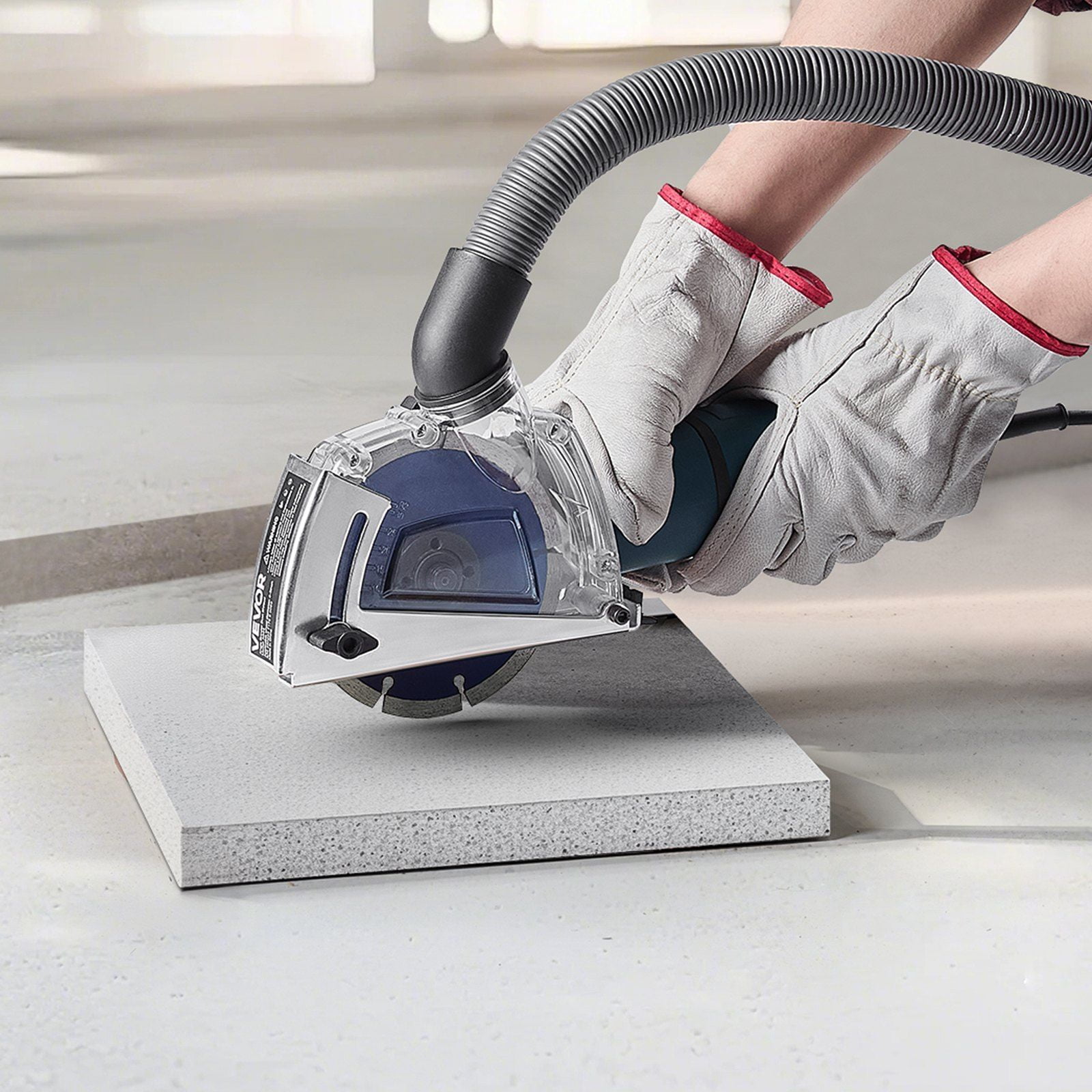 Universal Angle Grinder Dust Shroud 5", Compatible with 4-5 in Grinders & 5 in Cutting/ Grinding Wheels