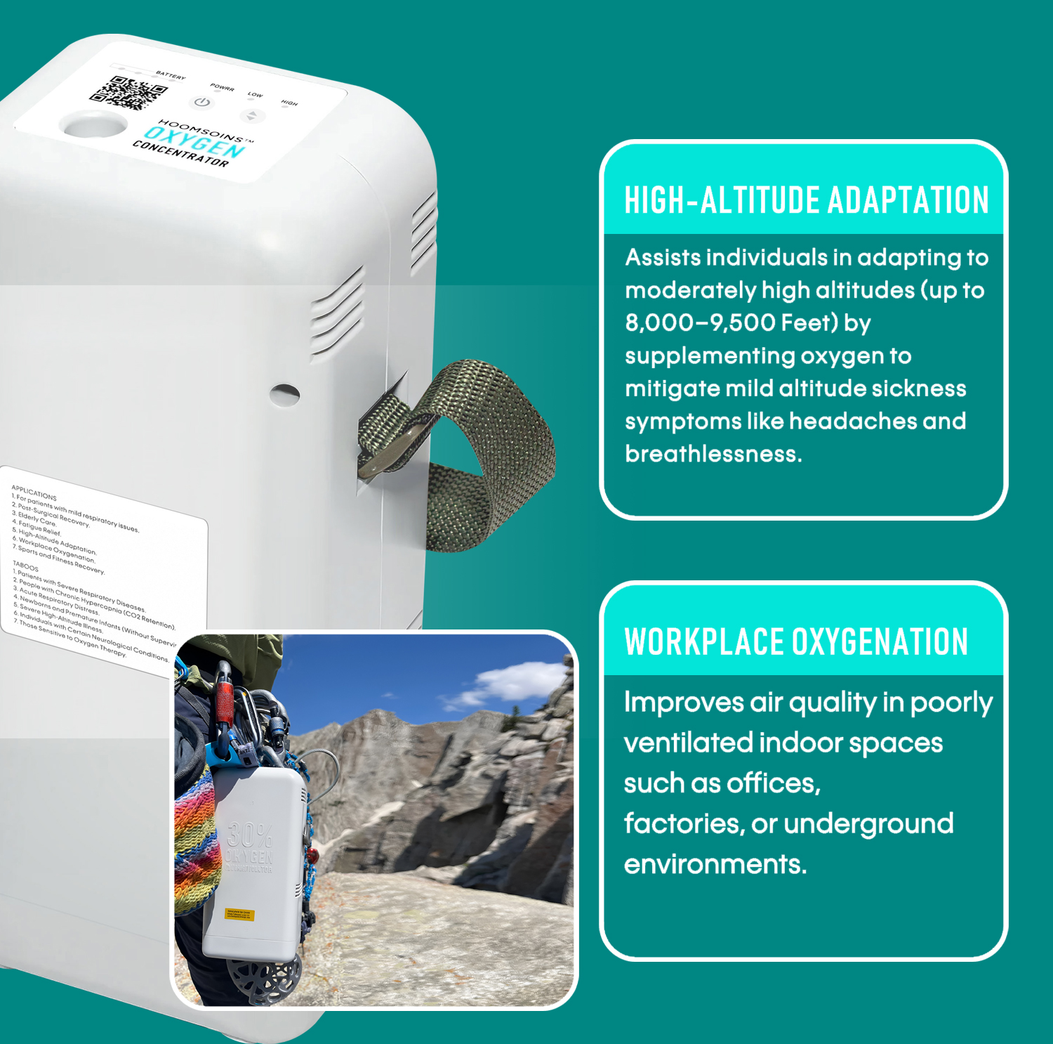 Oxygen Generator (ROG),Portable Oxygen  Tube Concentrator Machine