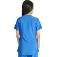 thumbnail image 5 of Cherokee Scrubs Top For Women Snap Front Henley CK749A, 5 of 5