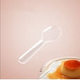 thumbnail image 5 of Mini cucharas de plástico transparente, cubiertos desechables para gelatina, helado, postre, aperitivo, cuchara de plástico desechable, 200 Uds., 5 of 5