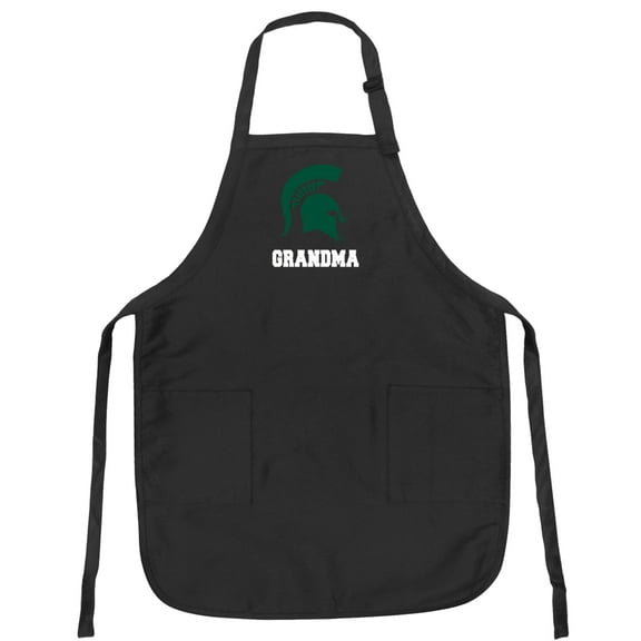 Michigan State Grandma Apron DELUXE Spartans Grandma APRONS