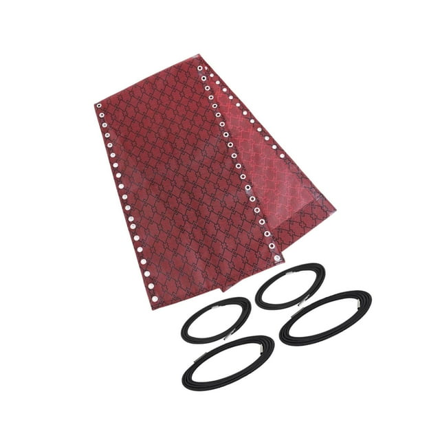 justharion Tissu de Remplacement pour Fauteuil Inclinable Tissu Imperméable de Remplacement pour Jardin Arrière Fleur Rouge + Corde