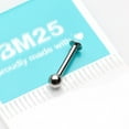 thumbnail image 4 of Basic Ball Top Threadless Push-In Steel Labret, 4 of 4