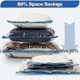 thumbnail image 2 of 12PCS Travel Vacuum Storage Bags with Electric Pump Vacuum Seal Bags for Luggage, 2 of 5