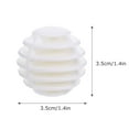 thumbnail image 2 of OULII 10Pcs Durable Synthetic Rubber White Practice Balls Indoor Golf Training Stripe Ball, 2 of 7