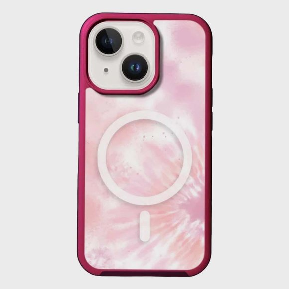 Caseco Mag-Safe iPhone 13 Pink Tie Dye Case