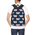 thumbnail image 4 of Fuzoiu Pig 1 Print Large Capacity Backpack,Travel Backpack,Laptop Bag,College School Rucksack Bag,for School, Travel & Outdoor Activities, 4 of 6