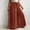 Coffee, variant on CLOISE Women's Wide Leg Pants Pull on Plus Size Mid Waist Long Pants Elastic Waist Solid Baggy Vacation Outfits Hot Pink L