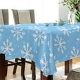 thumbnail image 5 of Yayeee Tablecloths 60" x 120" Rectangle Wrinkle Resistant Party Table Cover, Snowflake Pattern, 5 of 8