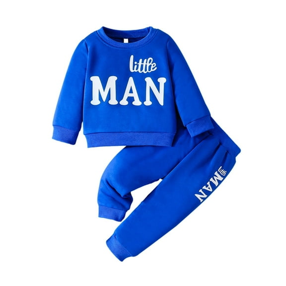 GYRATEDREAM Toddler Baby Boy Spring Clothes Letter Long Sleeve Sweatshirt Pullover Tops   Joggers Pants Outfit Set