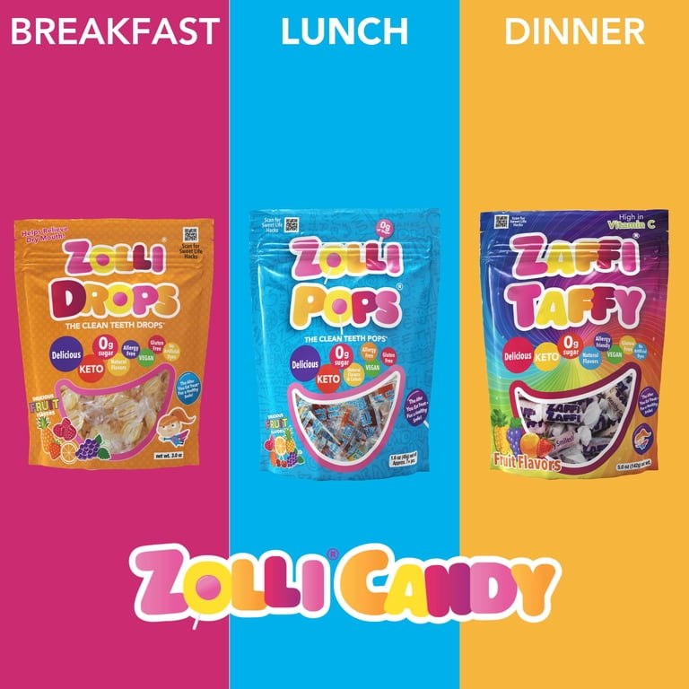 Zollipops Clean Teeth Pops, Anti Cavity Lollipops, Delicious