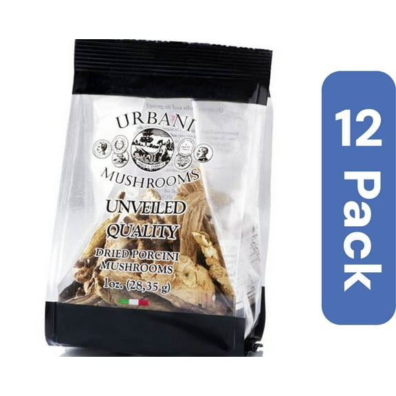Urbani Truffles Dry Porcini Mushroom 1 oz Pack of 12