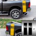 thumbnail image 2 of American USA Flag Racing Stripes Rear Truck Bed Vinyl Decal Sticker Sport Lines Styling Straight Lines Compatible with Most Pickup Trucks Back Graphic Sporting (11" x 35", Yellow), 2 of 8