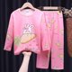 thumbnail image 1 of Disney Frozen Elsa Princess Girls Pijamas Set Ropa de dormir Primavera y otoño Pijamas para niños Traje de dibujos animados de manga larga Thinheight 135-145cm zhangyuxiang CONDUJO, 1 of 2