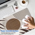 thumbnail image 4 of Long Mouse Pads for Desk,Brown Boho Geometric and Plant Pattern Desk Mats on Top Of Desks, Desk Mouse Pad Extra Large with 3mm Non-Slip Base and Stitched Edge for Gaming,Office,Work,Home 31.5"x15.7", 4 of 6