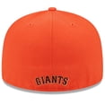 thumbnail image 4 of Men's New Era Black/Orange San Francisco Giants Gameday Sideswipe 59FIFTY Fitted Hat, 4 of 5