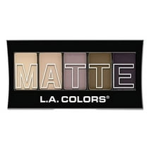 L.A. Colors 5 Color Matte Eyeshadow, Natural Linen 0.08 oz