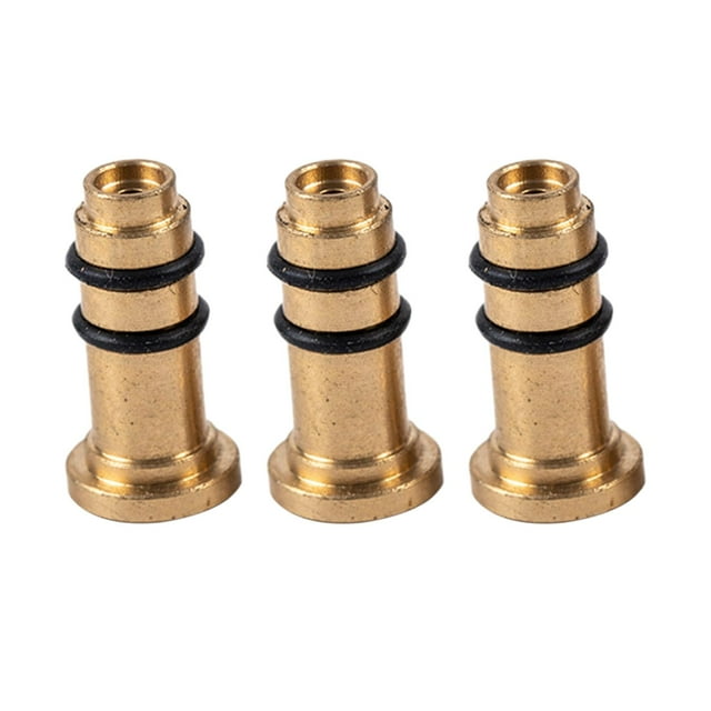 Adaptador de llenado de , adaptador de tanque de Gas de repuesto duradero, cilindro reutilizable de cabeza inflable portátil de latón, 3 uds. , B B