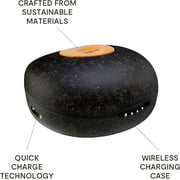 House of Marley Champion 2: True Wireless Earbuds with Microphone, Bluetooth Connectivity, 35 Hours Total Playtime, and Sustainable Materials, Signature Black