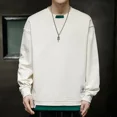 thumbnail image 3 of Sudadera con capucha de cuello redondo y cuello redondo sin capucha de estilo hip hop para hombre, ropa superior para hombre, jersey de estilo coreano, ropa de calle de lujo S Emo, 3 of 5
